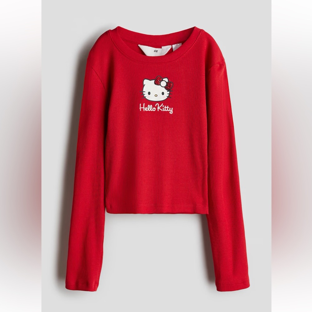 H&M Hello kitty JERSEY TOP